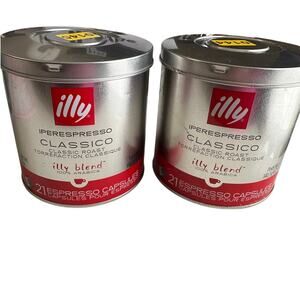 2 cans Illy espresso pods